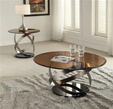olly black tempered glass metal coffee table set black coffee table