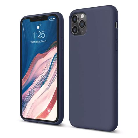 Iphone 11 Pro Liquid Silicon Case By X Fitted Midnight Blue