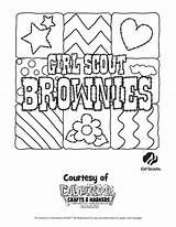 Scout Coloring Girl Pages Brownie Brownies Printable Scouts Trefoil Color Cadette Getcolorings Template Popular sketch template