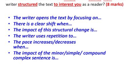 quickfire notes aqa english language paper  question  youtube