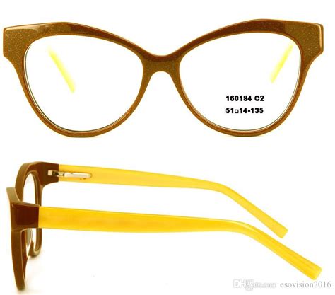new arrival 2017 fashion women acetate glasses frames cat eye optical