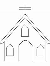Church Coloring Pages Outline Drawing Kids Fastenzeit Printable Catholic Iglesia Color Para Colouring School Churches Christ Body Kirche Kinder Sheet sketch template