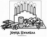 Kwanzaa sketch template