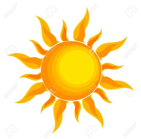 stock vector sun art sun painting sun clip art