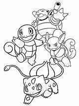 Squirtle Coloring Pages Pokemon Bulbasaur Charmander Sheets Kleurplaat Colouring Pikachu Printable Cute Choose Board Charizard sketch template