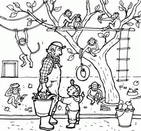 kids printable zoo coloring pages