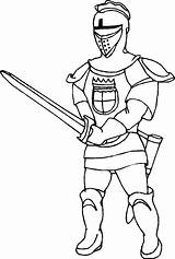 Coloring Knight Medieval Knights Pages Sword Fighting Drawing Printable Shield Kids Adults Ages Middle Color Princess Clipart Getcolorings Print Getdrawings sketch template