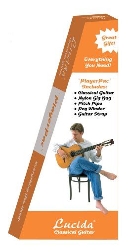 Cheap Beginner Kits Lucida Classical Guitar Player Pack