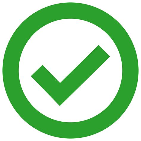 symbole verification dans  cercle png transparents stickpng