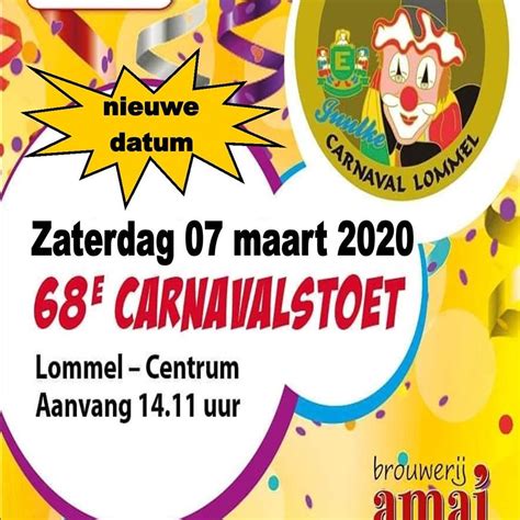 gratis carnaval vieren  lommel op  maart lommel tv