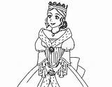 Medieval Princess Coloring Pages Colorear People Drawing Color Coloringcrew Getcolorings Getdrawings sketch template