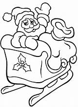 Sleigh Santa Coloring Pages Claus Printable His Christmas Color Colouring Fat Getcolorings Print Big Colorings Getdrawings sketch template