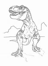 Rex Coloring Pages Dinosaur Sheet sketch template