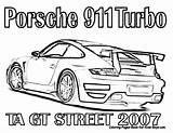 Porsche Coloring 911 Pages Cars Fast Furious Printable Car Gt Drawing Race Gt3 Nascar Rs Color Colouring Print Kids Ta sketch template