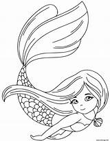 Sirene Coloriage Princesse Underwater Pages Nageant Sous Leau Imprimé sketch template