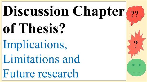 write discussion chapter  thesis research youtube
