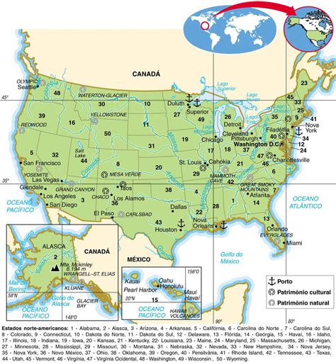 Estados Unidos Da América Aspectos Geográficos E Socioeconômicos Dos