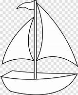 Boat Line Drawing Clip Simple Cliparts Transparent Transportation sketch template