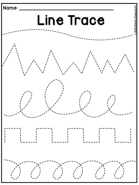 tracing worksheet  preschool worksheets printable preschool