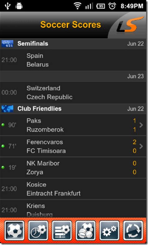 official livescore app brings  sports scores  android