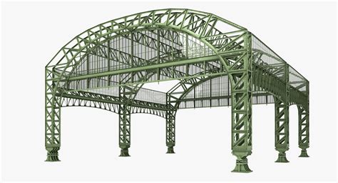 steel structure  model max obj fbx