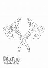 Fortnite Aura sketch template