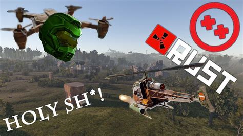 rust drone epic battle view youtube