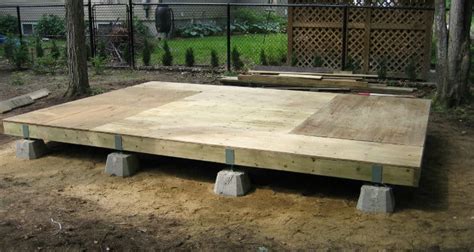 build  shed floor step  step guide