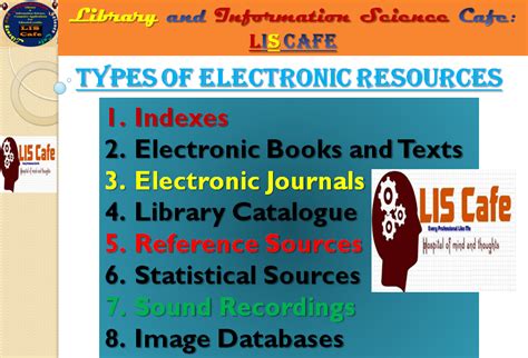 types  electronic resources