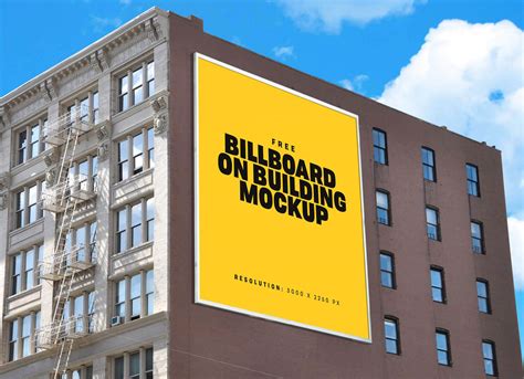 outdoor advertising building billboard mockup psd good mockups