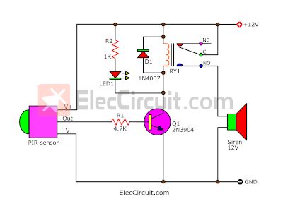 circuit diagram   movement sensor