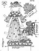 Fairy Humming Belles Paper Dress Coloring Doll Set Irelandbrady Wings Attire Ponder Musings Listing Etsy Fancy July sketch template