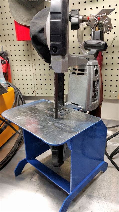 diy harbor freight portable band  stand welding