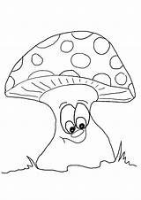 Mushroom Coloring Pages Books Categories Similar sketch template