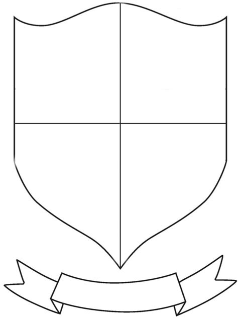 coat  arms  outlined  black  white   ribbon
