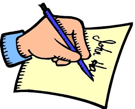 writing letters clipart    clipartmag