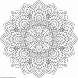 Mandalas Mandala Coloring Pages Flower Printable Adult Colouring Getcoloringpages Drawing Sheets Geometric Para Color Flowers Books Guardado Desde Painting Imprimir sketch template