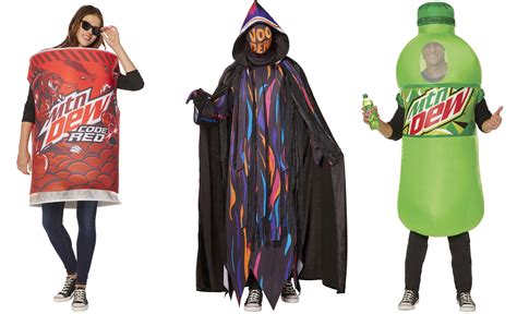 spirit halloween  mountain dew team    costumes