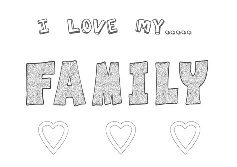 coloring page  love  family printable wall art print  etsy