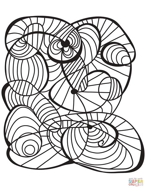 abstract coloring pages printable