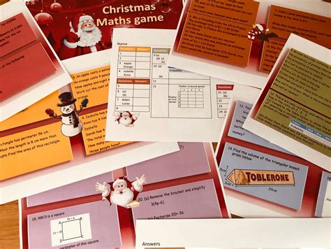 christmas activities bundle teaching resources