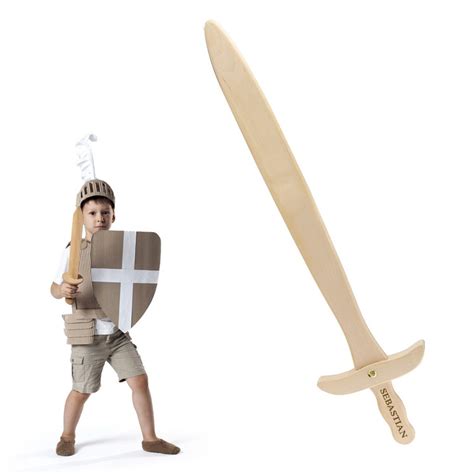 houten zwaard met naam smylanl