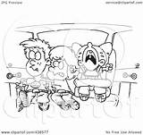 Fighting Car Road Outline Trip Siblings Cartoon Clip Illustration Royalty Toonaday Rf Clipart Regarding Notes sketch template