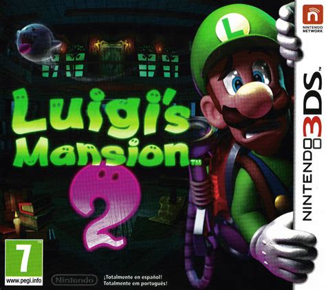 Luigi S Mansion Dark Moon 2013 Nintendo 3ds Box Cover