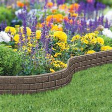 ultra flexi tall garden border bricks     ft canadian tire