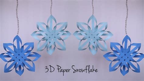 How To Make Paper Snowflakes Easy Snowflake Pattern Diy Christmas