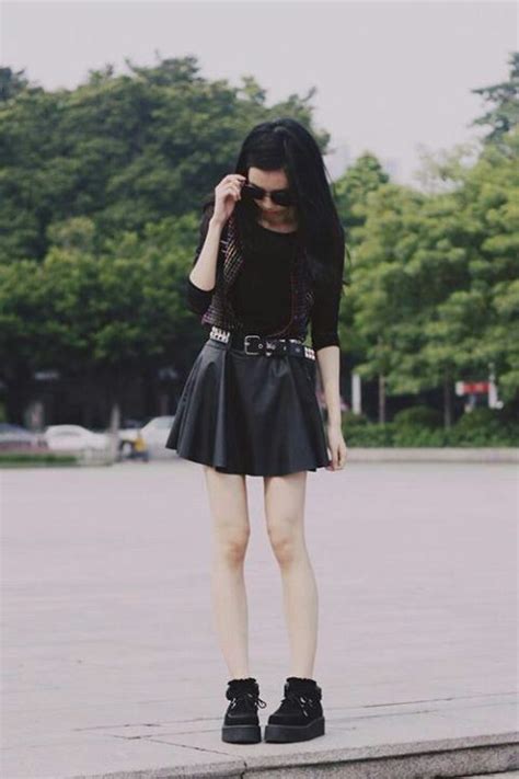 black grunge outfit skirt image 3132417 by maria d on
