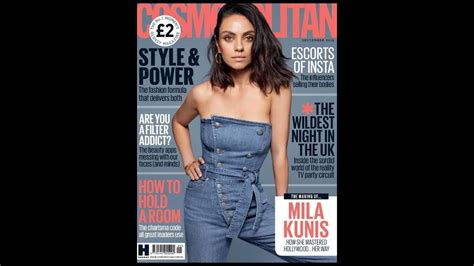 cosmopolitan uk magazine sept 2018 fashion beauty sex tips and celebrity news youtube