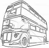 Bus sketch template