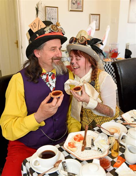 Mad Hatters Steampunk Lovers Head To Cannock For Alice In Wonderland